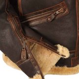 Matteo™ | Klassisk aviatorjacka i shearling