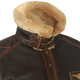 Matteo™ | Klassisk aviatorjacka i shearling