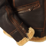 Matteo™ | Klassisk aviatorjacka i shearling