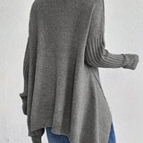 Sylvie | Draperad Tröja med Hög Krage