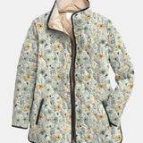 Line | Quiltad Jacka med Vildblommor