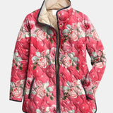 Trine | Quiltad Jacka med Puderosa