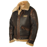 Matteo™ | Klassisk aviatorjacka i shearling