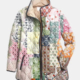 Malene | Quiltad Jacka med Bohemisk Mosaik