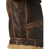 Matteo™ | Klassisk aviatorjacka i shearling