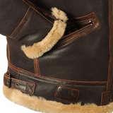 Matteo™ | Klassisk aviatorjacka i shearling