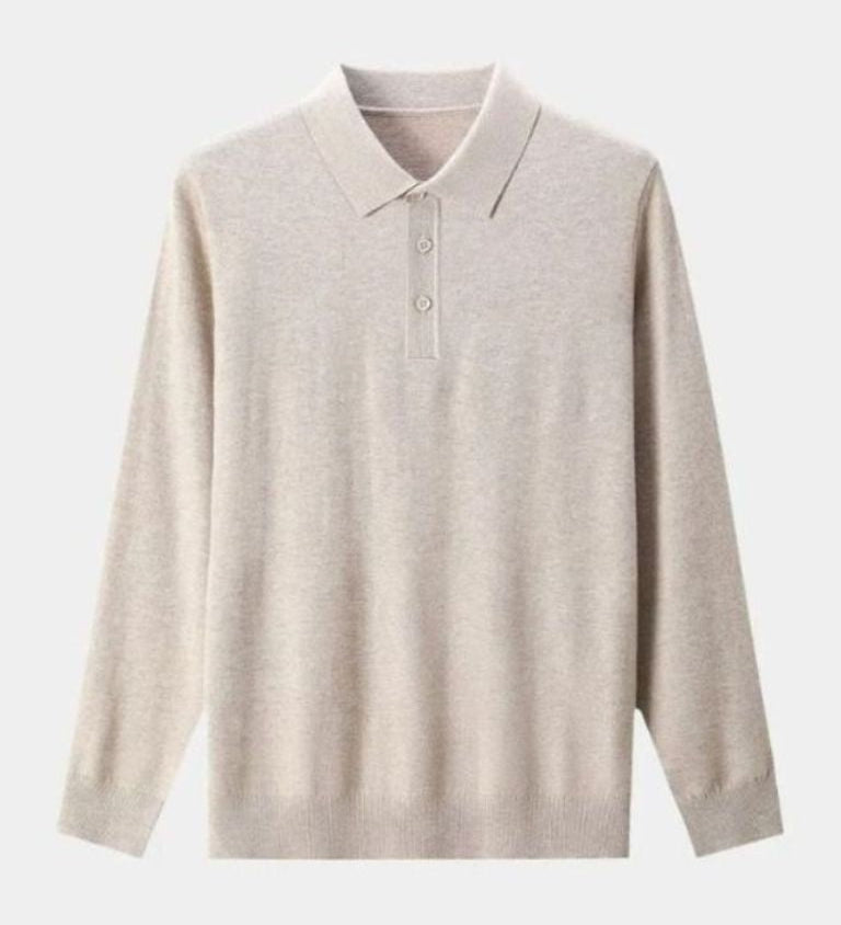 Adrian™ | Ullpolo med Knappar
