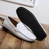 Avslappnade Läder Sommar Loafers