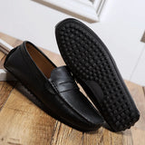 Avslappnade Läder Sommar Loafers