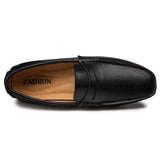 Avslappnade Läder Sommar Loafers