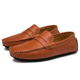 Avslappnade Läder Sommar Loafers