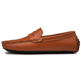 Avslappnade Läder Sommar Loafers