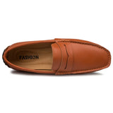 Avslappnade Läder Sommar Loafers
