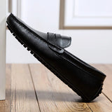 Avslappnade Läder Sommar Loafers