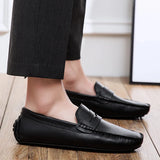Avslappnade Läder Sommar Loafers
