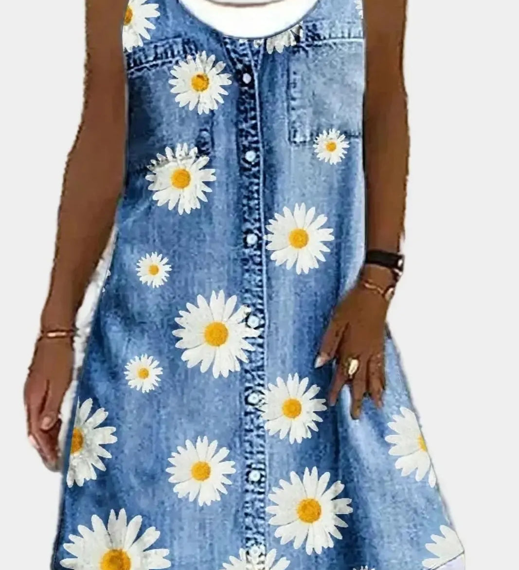 Agnes | Denim Klänning