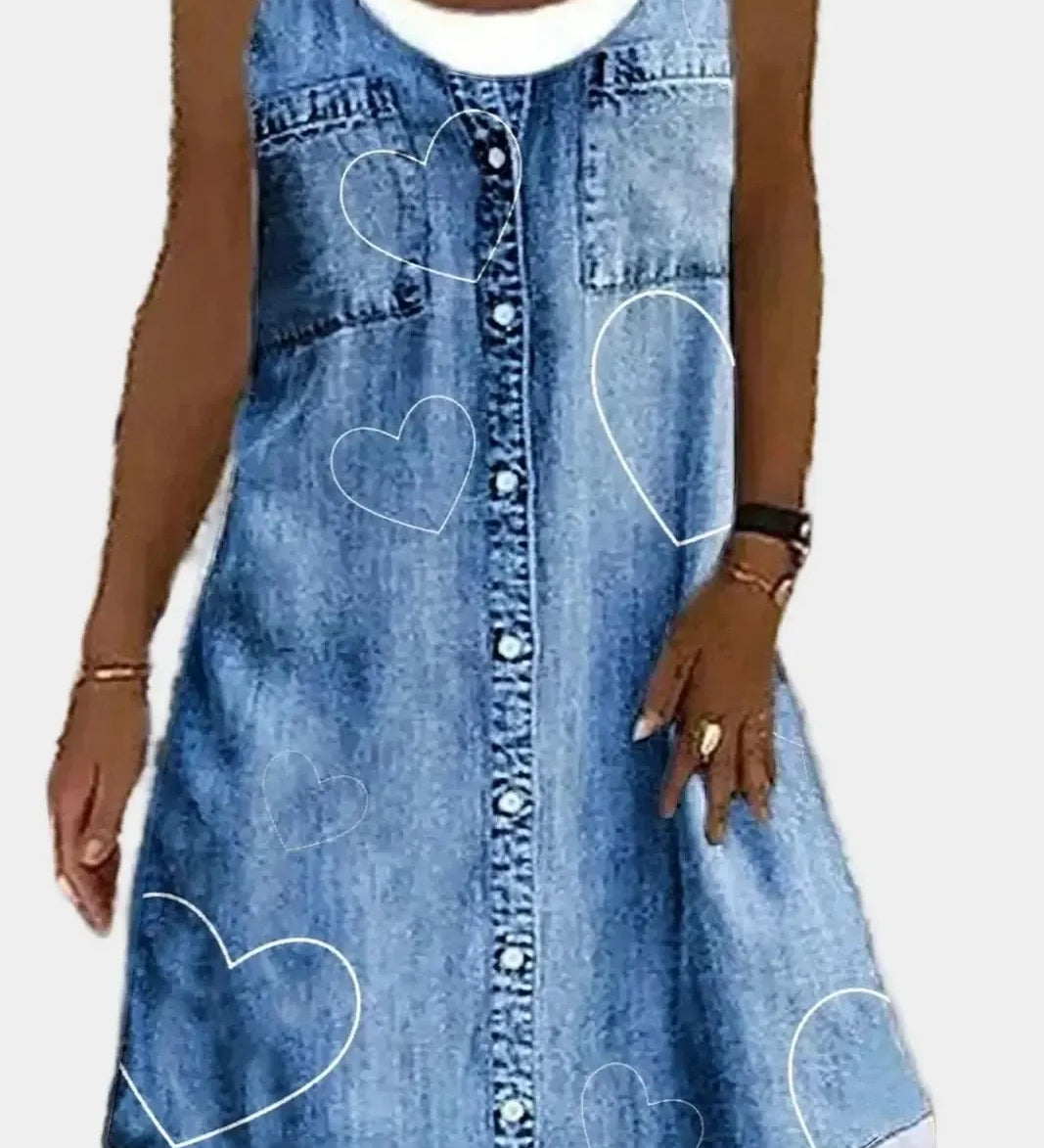 Agnes | Denim Klänning