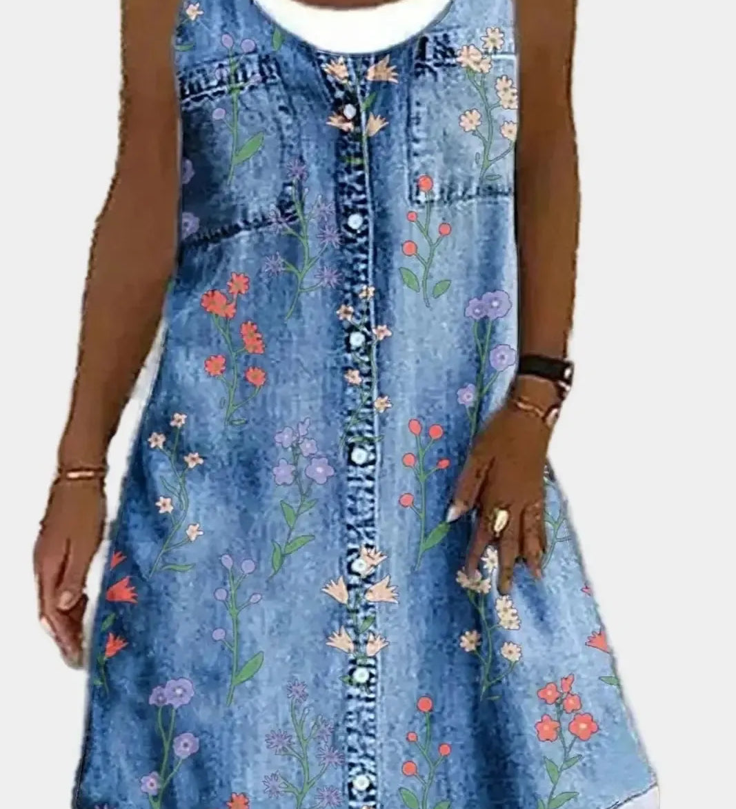 Agnes | Denim Klänning