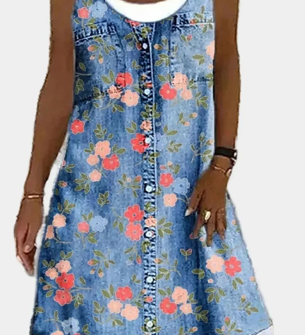 Agnes | Denim Klänning