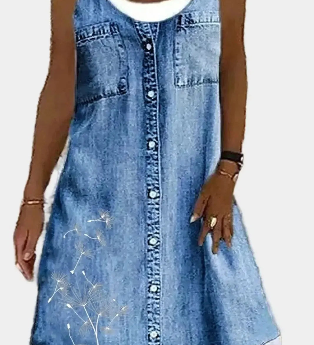 Agnes | Denim Klänning