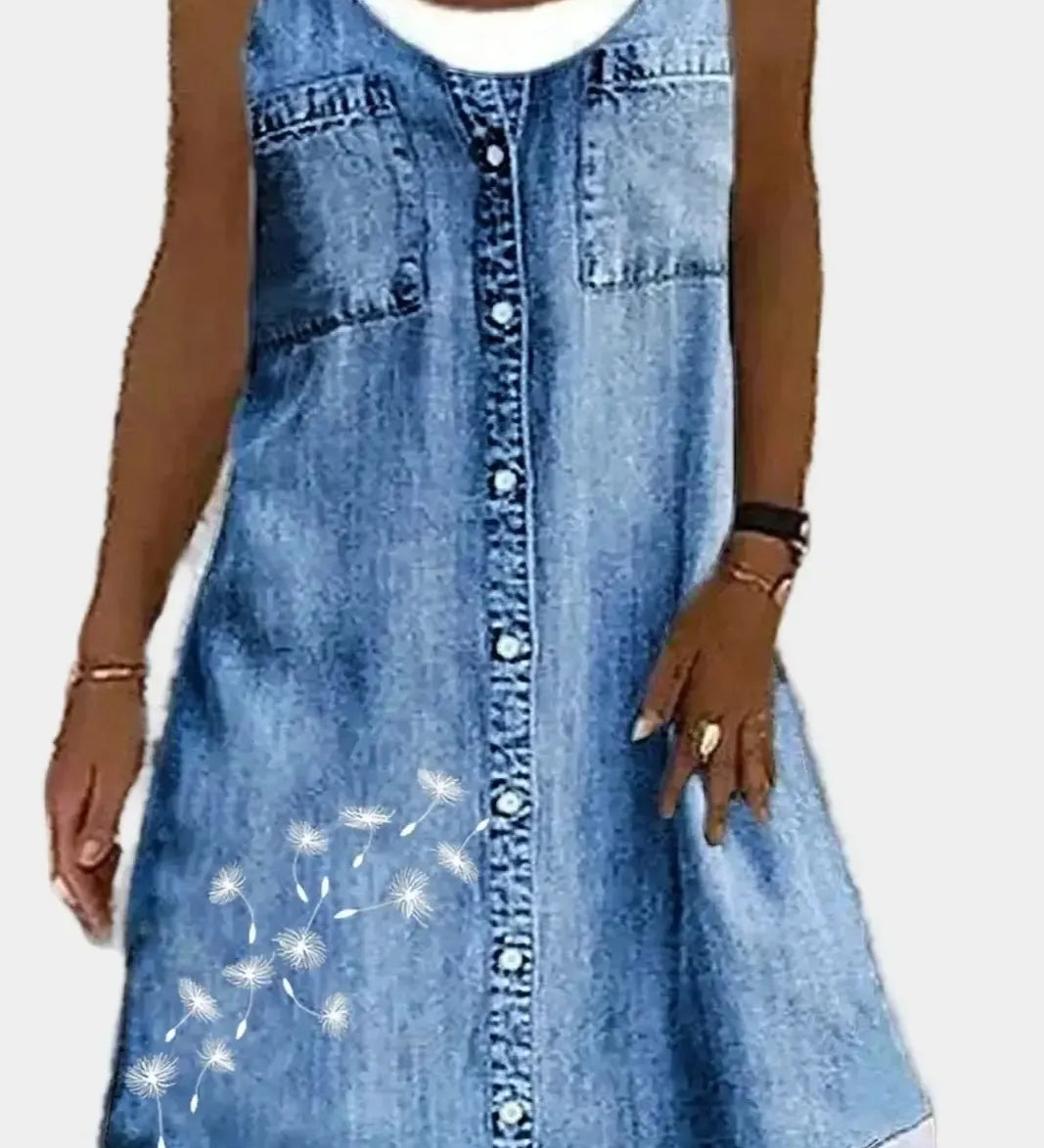 Agnes | Denim Klänning