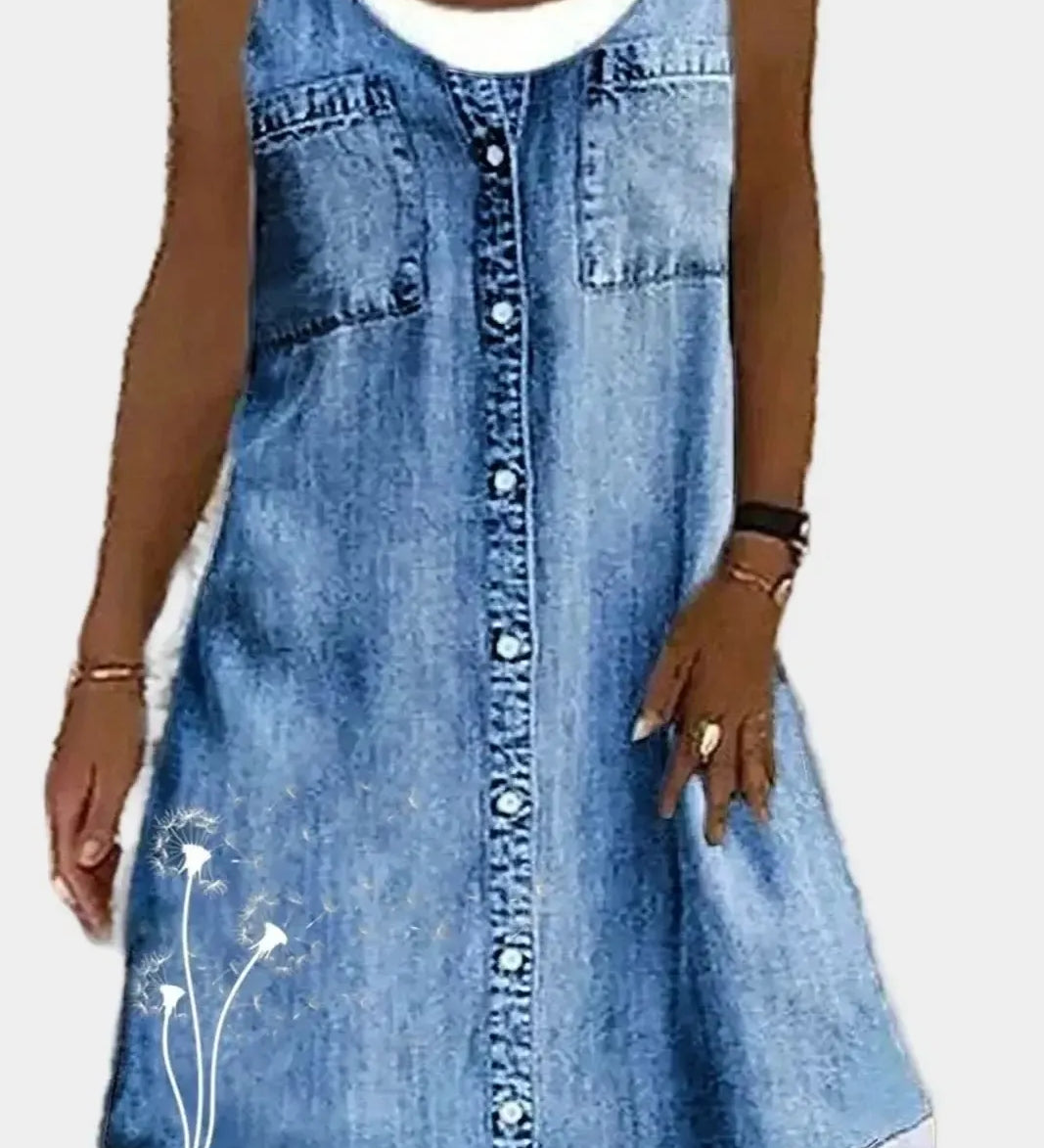 Agnes | Denim Klänning