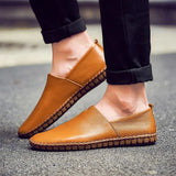 Andningsbara Läder Loafers