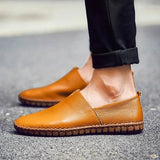Andningsbara Läder Loafers
