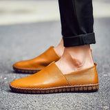 Andningsbara Läder Loafers