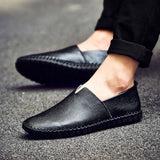 Andningsbara Läder Loafers