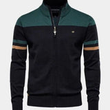Anders™ | Stickad cardigan med dragkedja