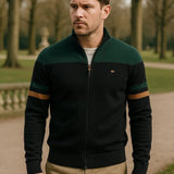 Anders™ | Stickad cardigan med dragkedja