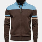 Anders™ | Stickad cardigan med dragkedja
