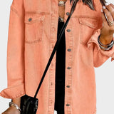 Augusta | Orange denimjacka