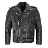 Austin™ | Klassisk Biker Läderjacka