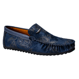 Blomster Läder Loafers