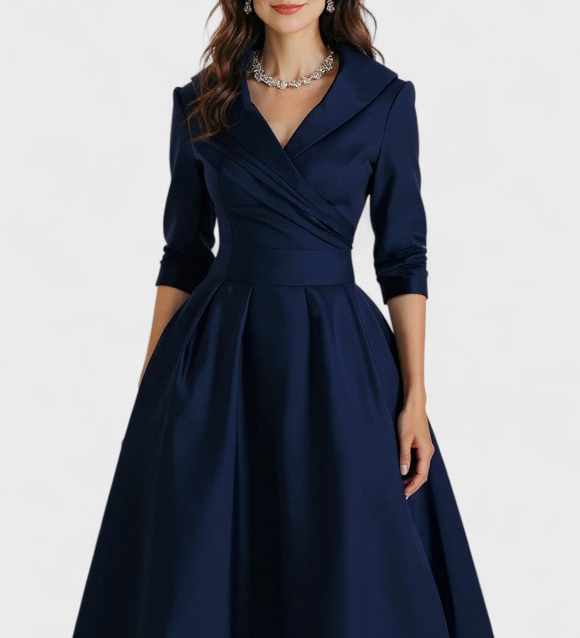 Ceryn | Satin Midi Klänning