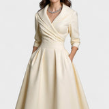 Ceryn | Satin Midi Klänning