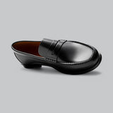 Chic Läder Penny Loafers