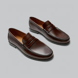 Chic Läder Penny Loafers
