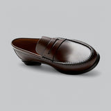 Chic Läder Penny Loafers