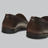 Chic Läder Penny Loafers