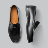 Chic Läder Penny Loafers