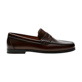 Chic Läder Penny Loafers