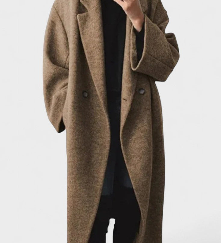 Ditte™ | Lång ullkappa i tidlöst design