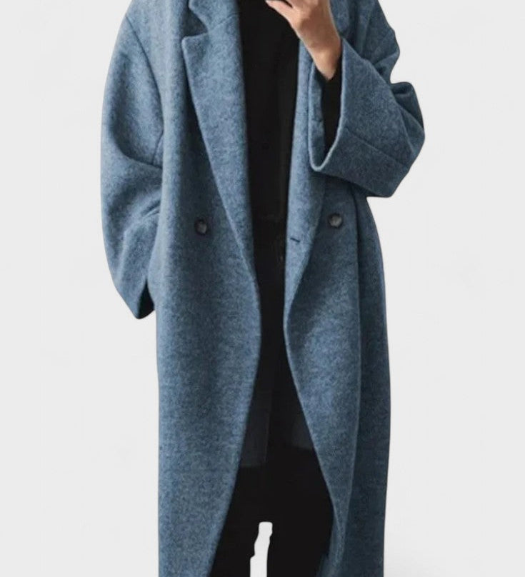 Ditte™ | Lång ullkappa i tidlöst design