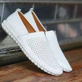 Elegant Andningsbar Läder Loafers