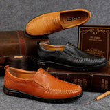 Elegant Läder Loafers