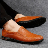 Elegant Läder Loafers