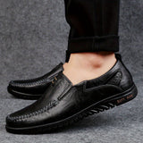 Elegant Läder Loafers